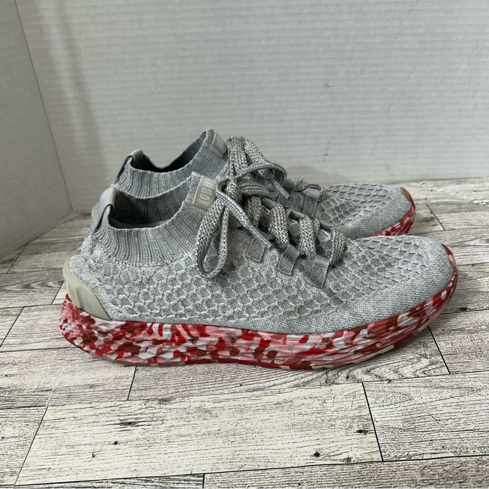 NOBULL Gray and Red Women's Sneakers